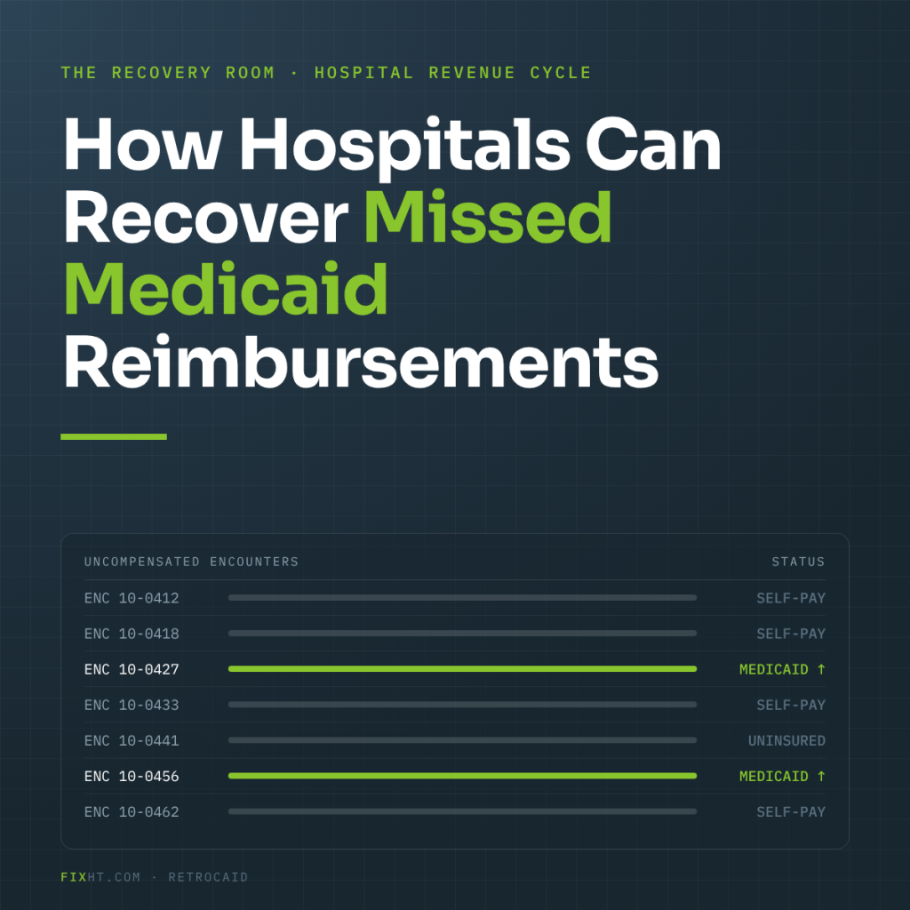How Hospitals Can Recover Missed Medicaid Reimbursements